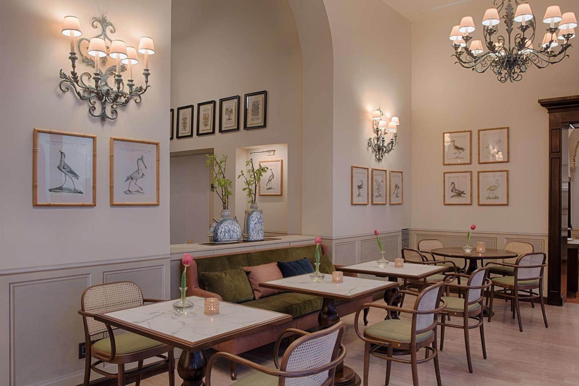 Tivoli Palazzo Gaddi Firenze Hotel Buitenkant foto The interior of the café