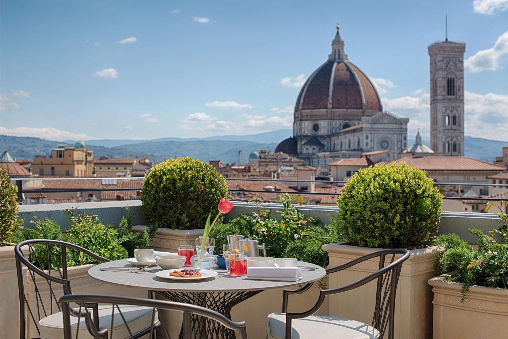 Tivoli Palazzo Gaddi Firenze Hotel Buitenkant foto View from the hotel's rooftop