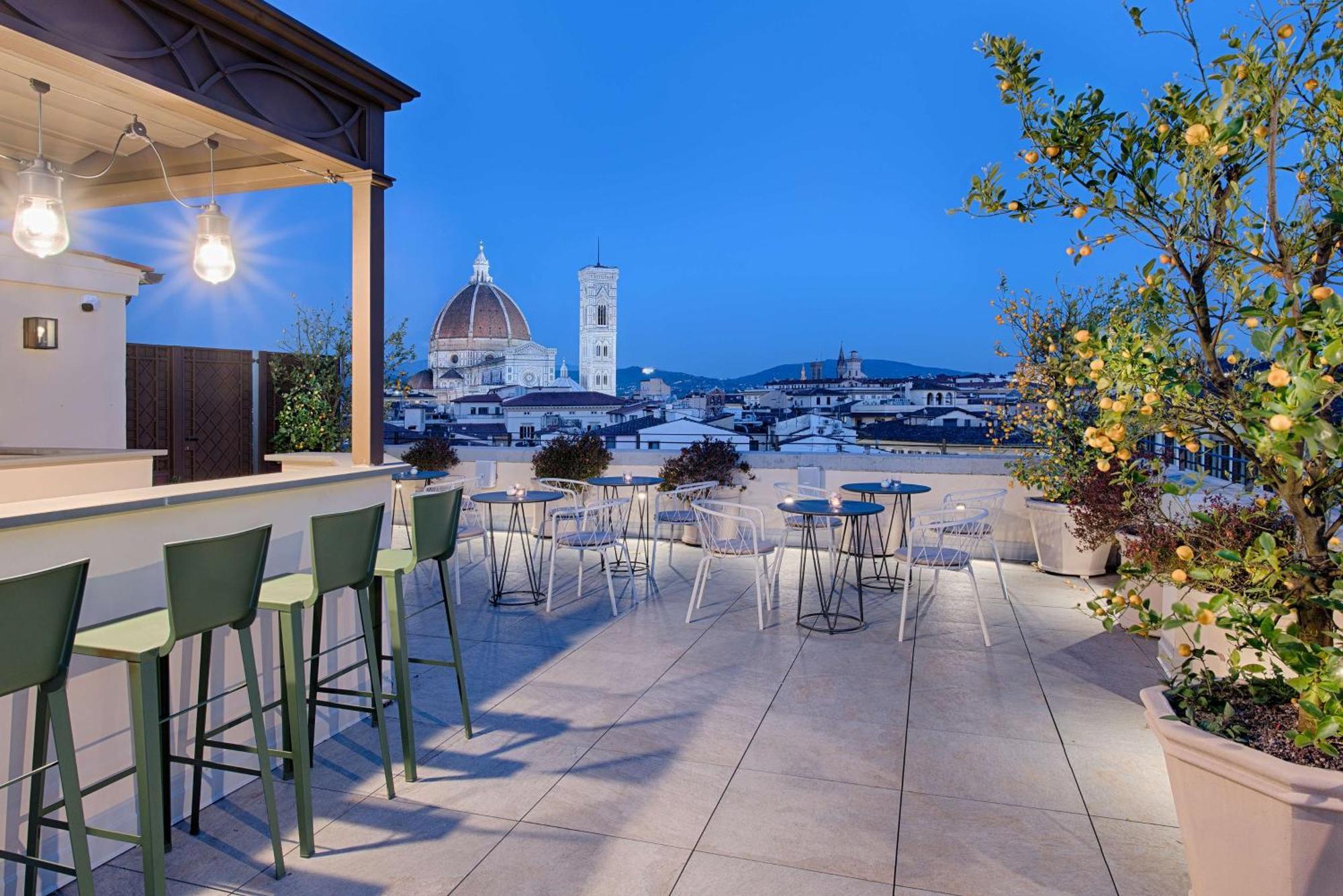 Tivoli Palazzo Gaddi Firenze Hotel Buitenkant foto Rooftop bar
