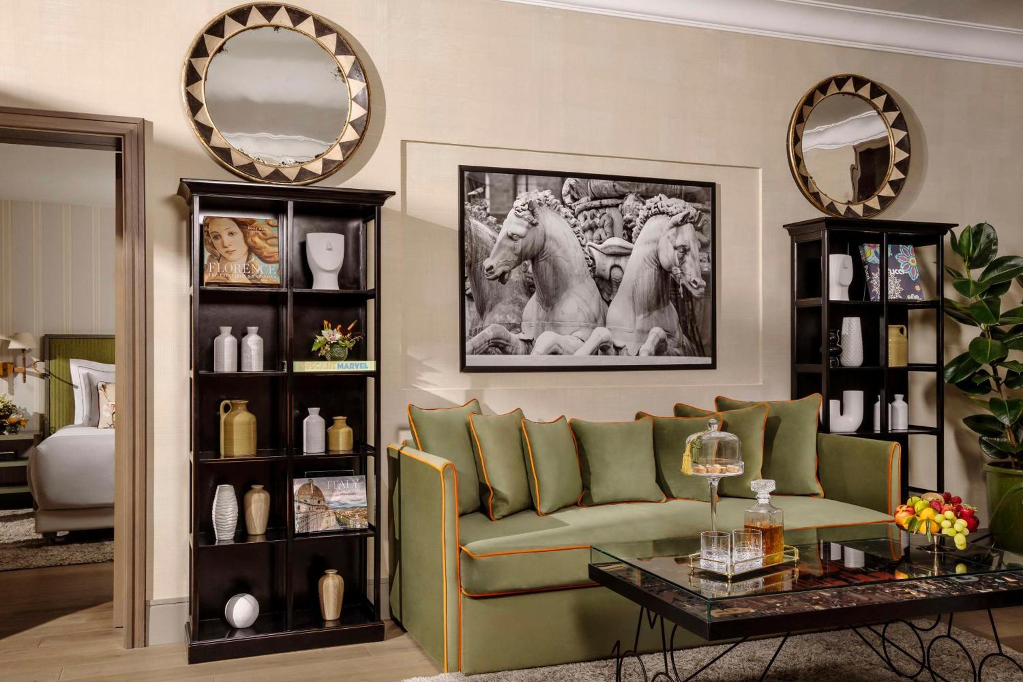 Tivoli Palazzo Gaddi Firenze Hotel Buitenkant foto A living room at The Carlyle