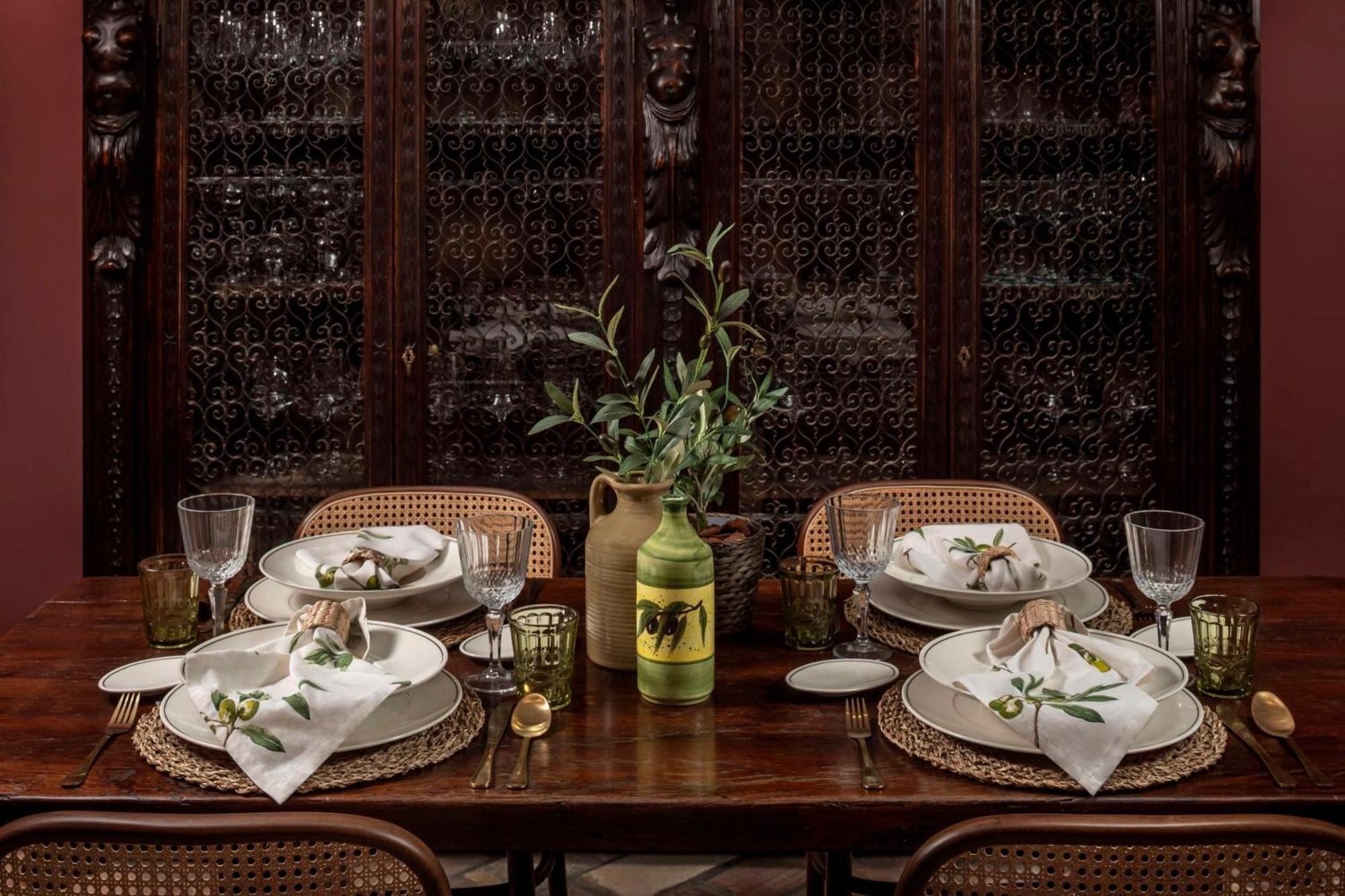 Tivoli Palazzo Gaddi Firenze Hotel Buitenkant foto A table set for a meal