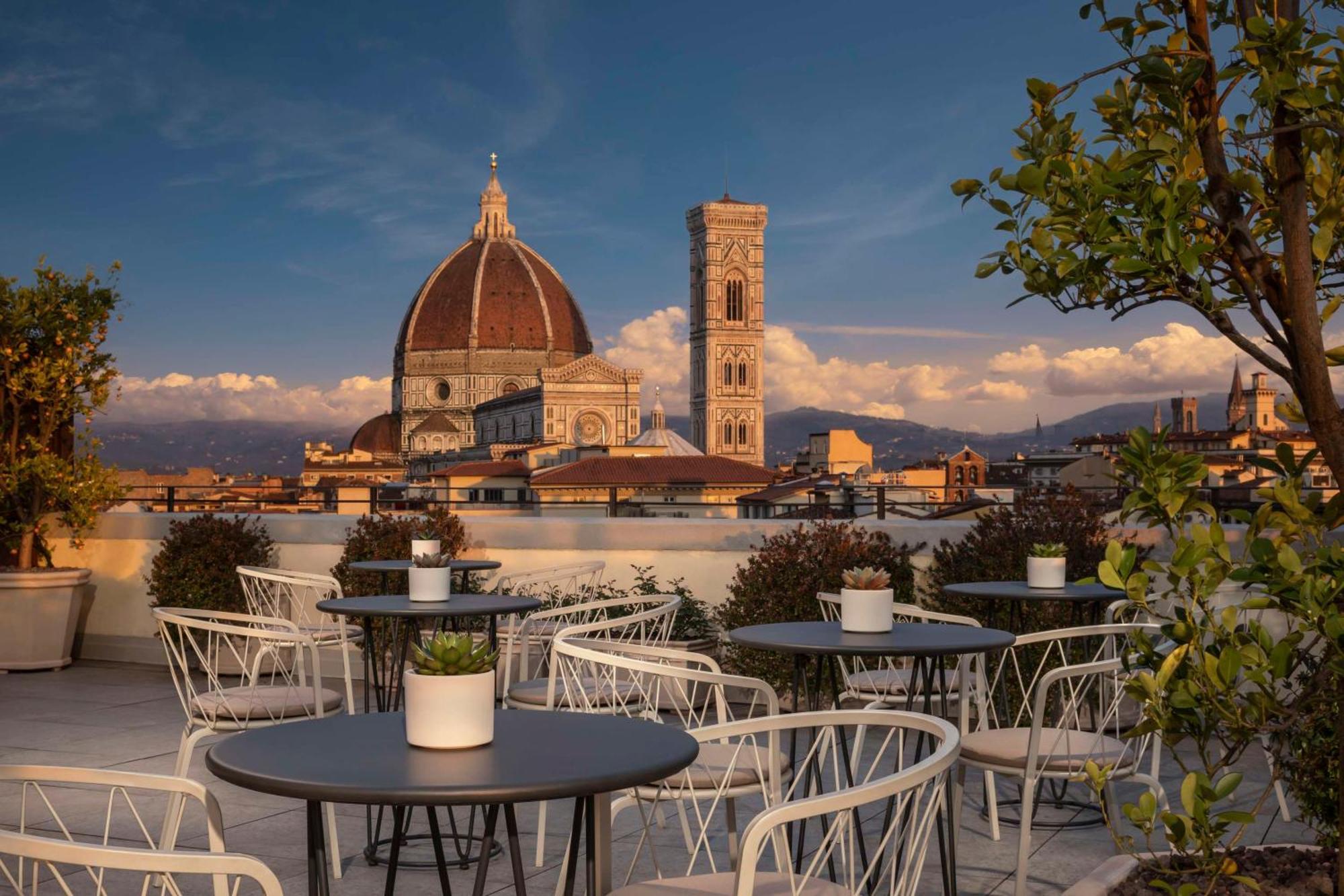 Tivoli Palazzo Gaddi Firenze Hotel Buitenkant foto View from the hotel's rooftop