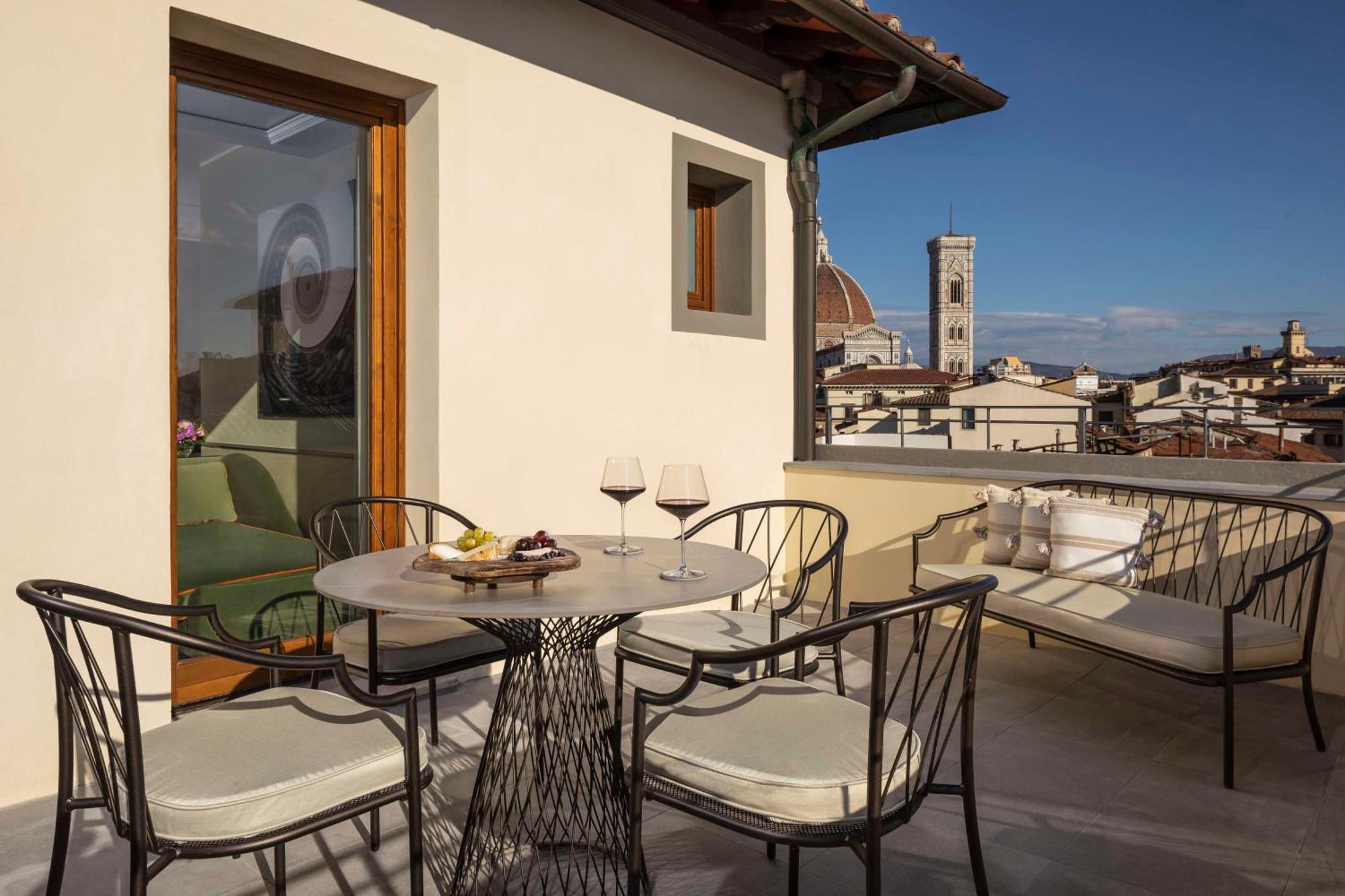 Tivoli Palazzo Gaddi Firenze Hotel Buitenkant foto Rooftop terrace